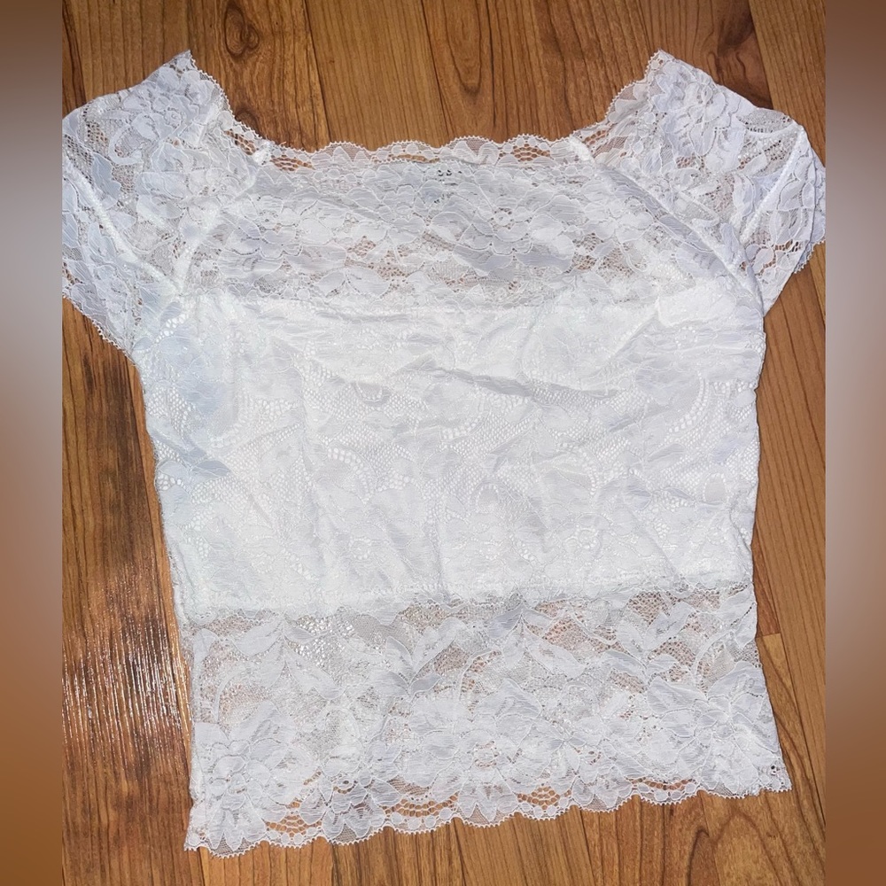 White Lace Top